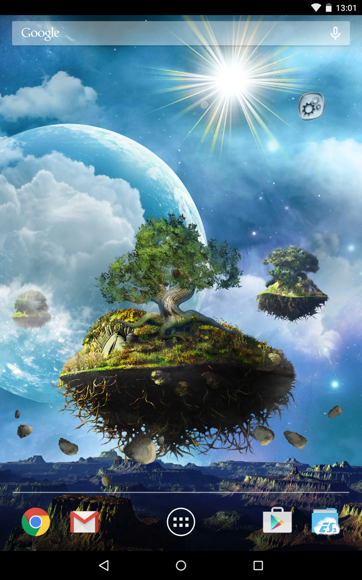 Android application Floating Islands screenshort