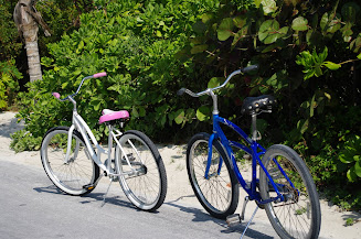 Biking is a fun thing to do on the island.  You can explore down the paved paths.