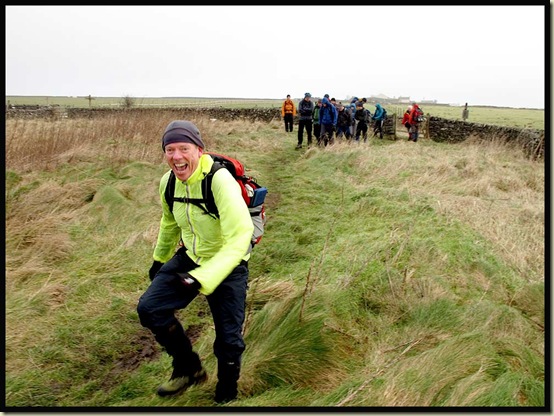 Mick and the chasing horde