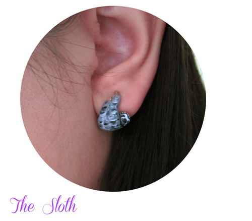 sloth earrings blog