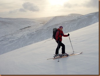 Half way up Geal Charn