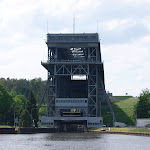 DSC00061.JPG - 17.05.2013. Podnośnia statków w Niederfinow (kanał Havela - Odra (HOW)); widok z poziomu dolnego