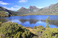 Dove lake and Cradle mountain