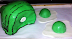 Sculpted Green Eggs and Ham Cake