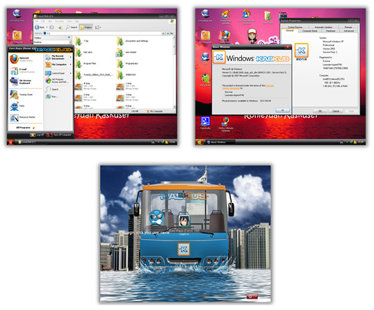 Kaskus Skin Pack 1.0 for Windows XP