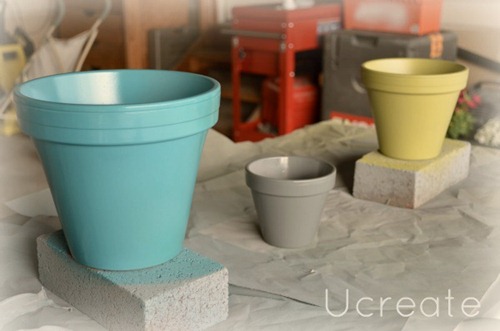 painted pots mothers day