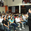 La exposición del experto Guillermo Álvarez captó el interés de los jóvenes asistentes en el taller de ‘Marketing político’