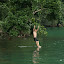 Last stop, Stewart became particularly active and went tree jumping after he'd rescued a coconut for dinner.