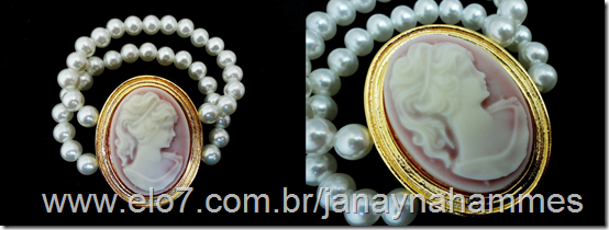 pulseira de camafeu