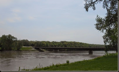 lunch by the Des Moines River; Keosauqua, IA