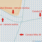 Canalul Sireasa - ramura nordica si ramura sudica.jpg