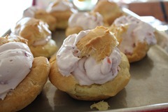 Strawberry Cream Puffs