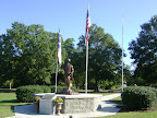 Memorial Statue at the Town of Butner Park. Cycle NC 2011