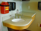 Room 5531 corner sink
