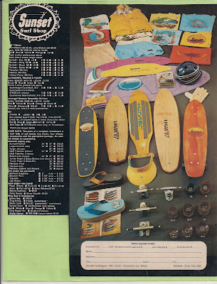 A Sunset Surf Shop ad with a couple of our boards.