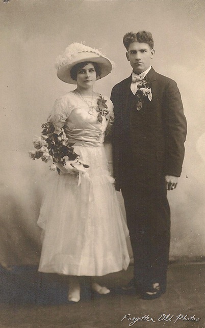 Postcard Bosa and Her husber Feb1917 DL Antiques Postcard Bosa and Her husber Feb1917 DL Antiques