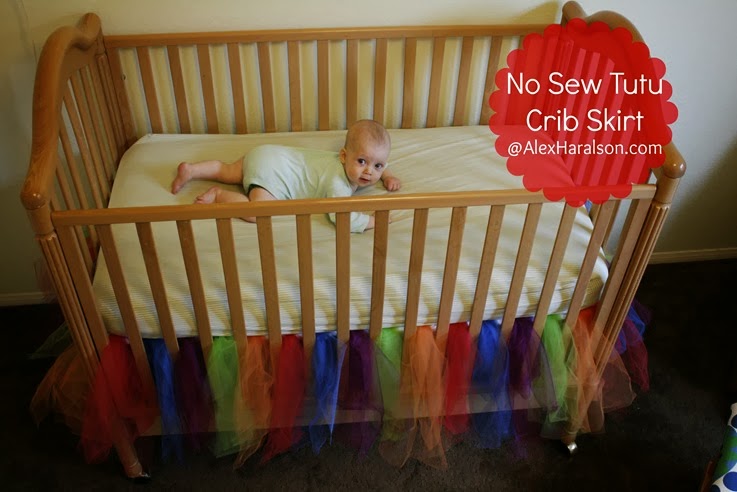 Alex Haralson Easy No Sew Tutu Crib Skirt