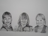 zussen - 30 x 50 cm - potlood op papier (opdracht)