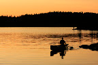 Canoeing on Little Wawa Lake