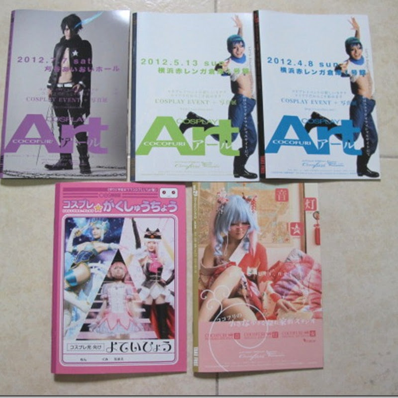 Japanese Cosplay booklets Giveaway
