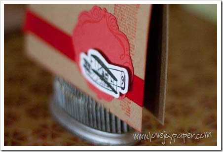 LoveJoyPaper card closeup