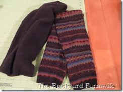 scarves & legwarmers - The Backyard Farmwife