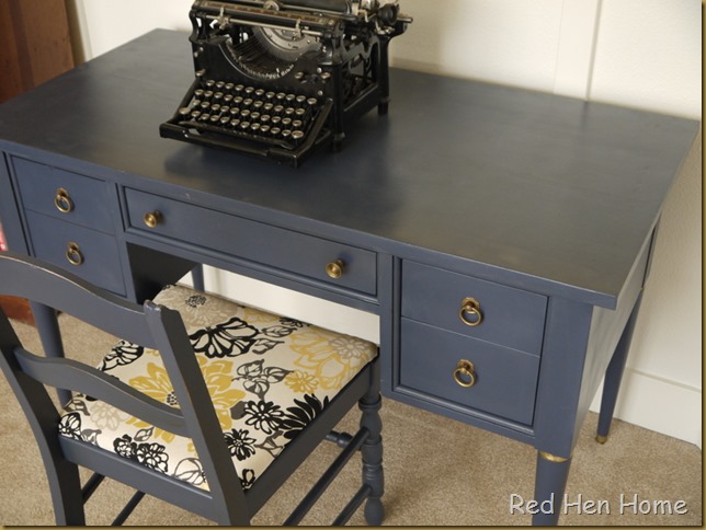 Red Hen Home Navy Desk 2