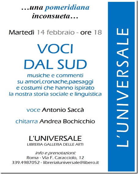 voci dal sud voci dal sud