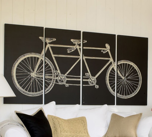 This high contrast print is gorgeous. (potterybarn.com)