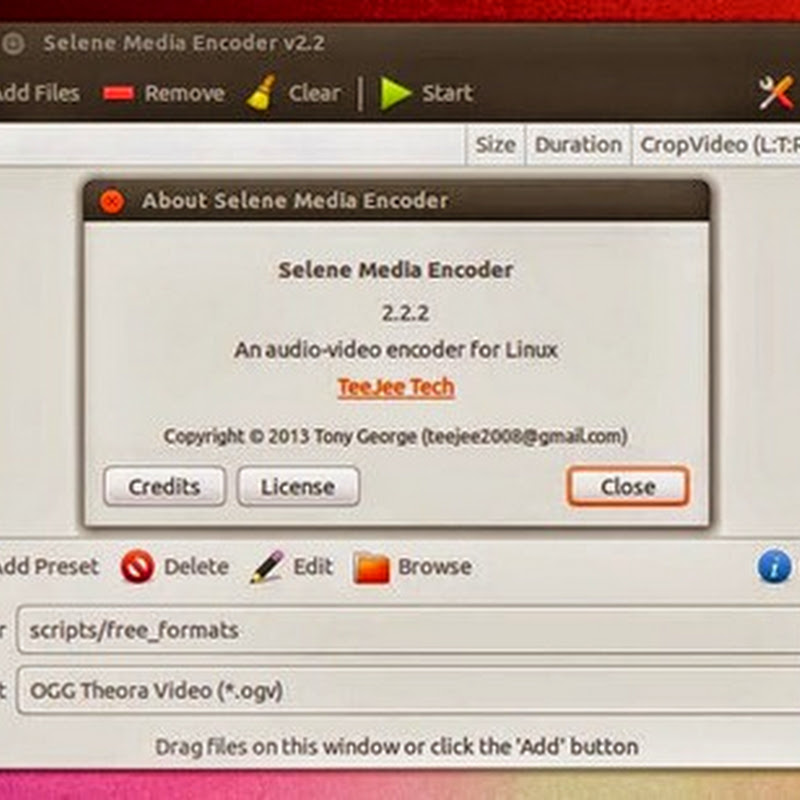 Selene Media Encoder conversor de audio y vídeo con una interfaz muy sencilla.