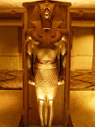 A sarcophagus at the Luxor.