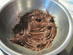 Chocolate melted.