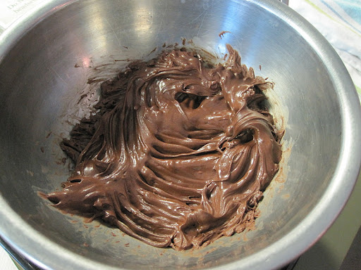 Chocolate melted.