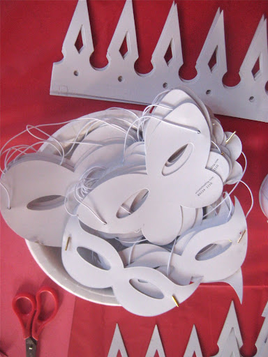 ...and paper masks.