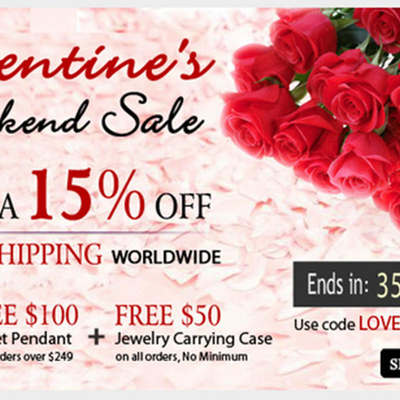 Valentine’s Weekend Sale like never before