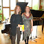 With composer Mist Thorkelsdóttir
