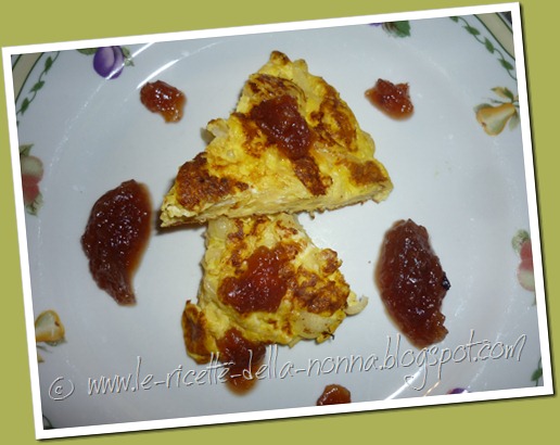 Frittata con cipolla bianca e salsa di cipolle (8)