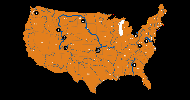 America's Most Endangered Rivers for 2012. americanrivers.org