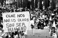 Mobilização Pessoas nas ruas