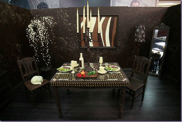 Gaveta Virtual: Sala de Jantar Feita de Chocolate