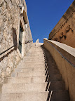 Stairs to the top of the city walls