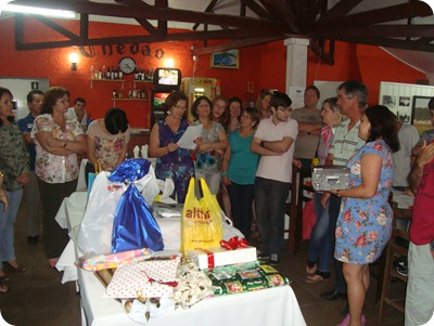 confraternização 2012 do Coral Santo Antônio no restaurante Chedão