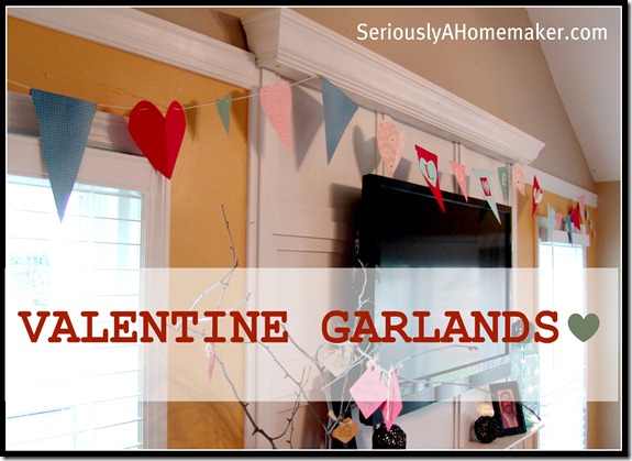 valentine garlands label