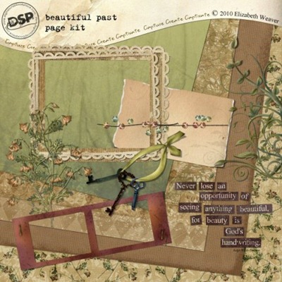 Beautiful Past page kit
