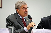  Jos Rocha sugeriu que o sorteio da Timemania seja realizado nos estdios, nos dias de jogos.  Foto: Beto Oliveira  