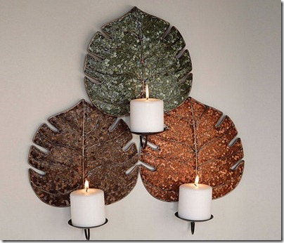 déco automne - photophore - Becquet déco automne