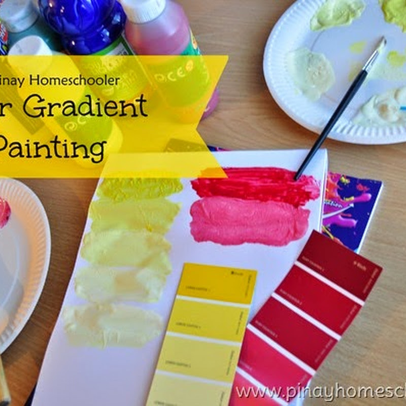Color Gradient Painting The Pinay Homeschooler