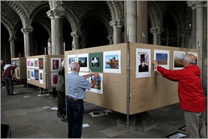 DPS 2011 exhibition goes up in the Galilee Chapel