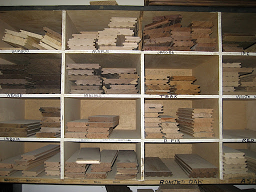 These wood samples are so organized.  I love it.