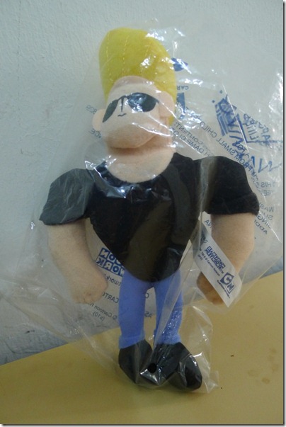 Johnny Bravo plush toy